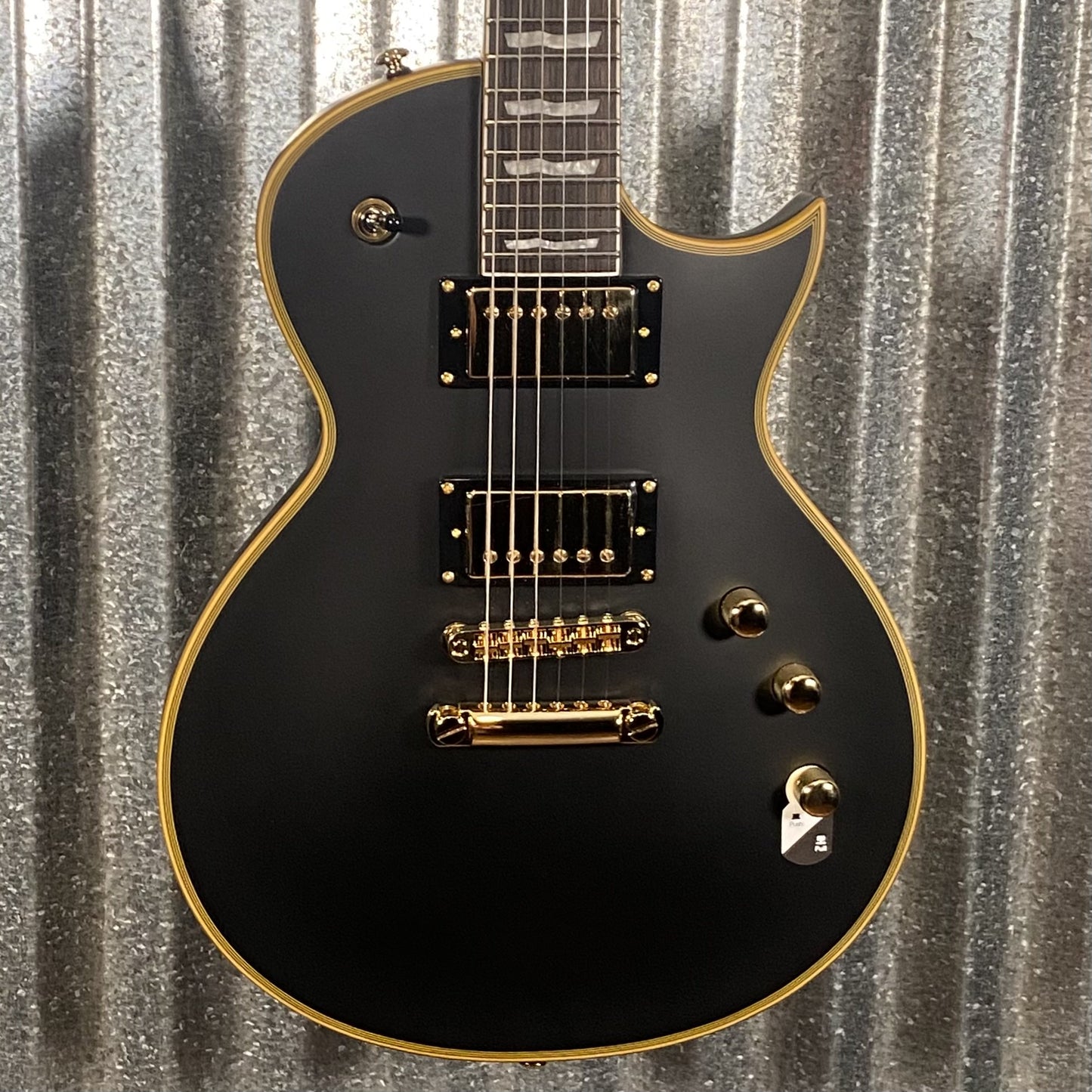 ESP LTD EC-1000 Vintage Black Seymour Duncan Guitar & Case #0674 Used