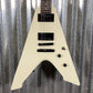 ESP LTD Vulture Jame Hetfield Olympic White Guitar & Case VULTUREOW #4682 Used