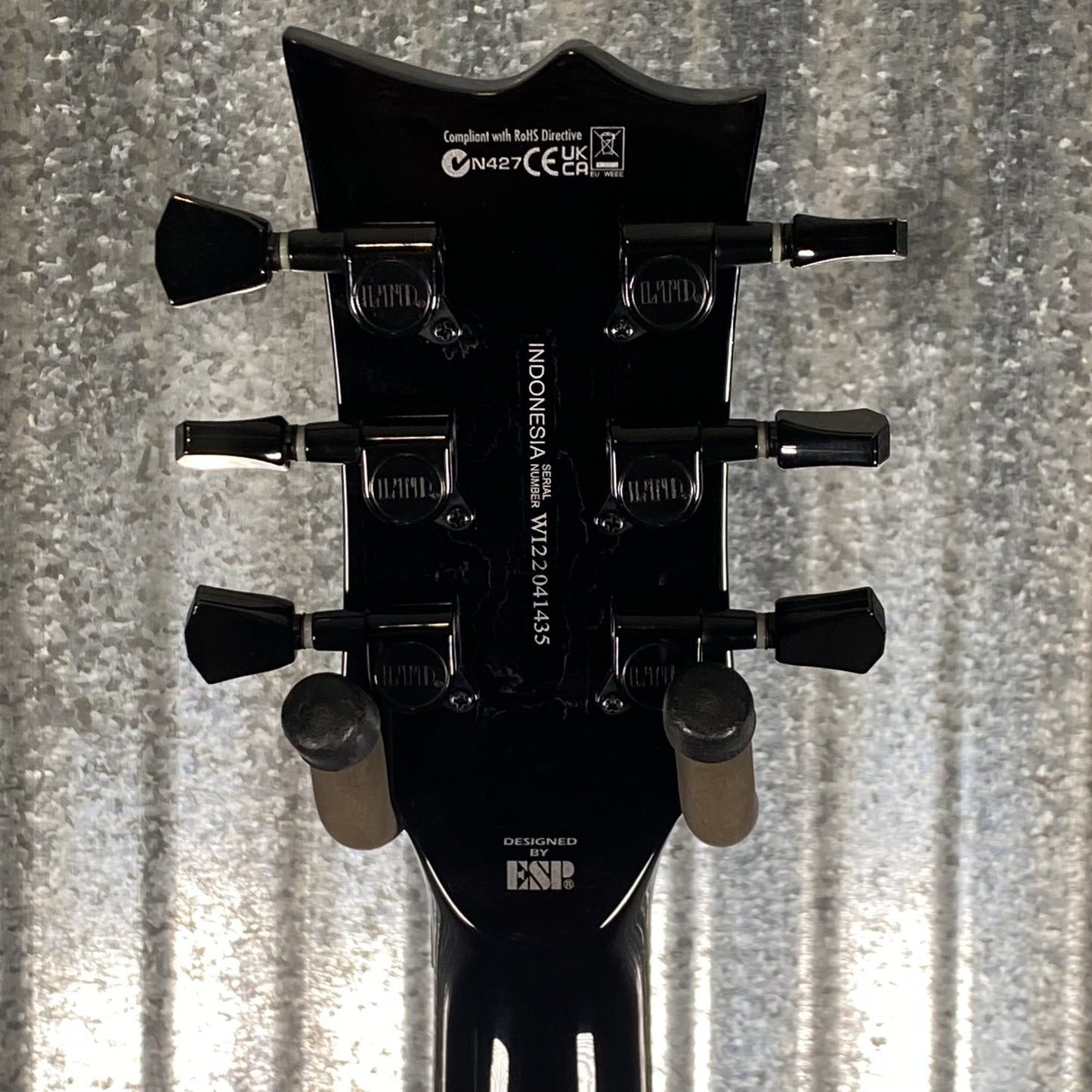 ESP LTD GH-200 Gary Holt Floyd Rose Black Guitar LGH200BLK #1435 Used