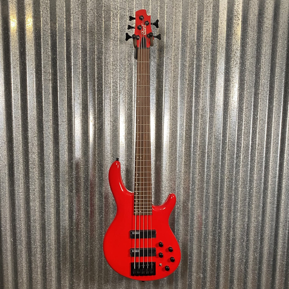 Cort Artisan C5 Deluxe Candy Red 5 String Bass C5DELUXECRD