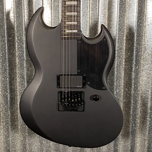 ESP LTD VIPER-1001 Evertune Charcoal Metallic Satin Guitar & Case #0429 Used