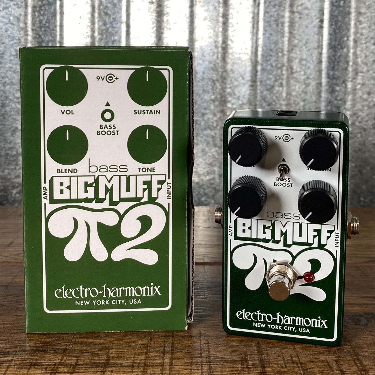 Electro-Harmonix EHX Nano Bass Big Muff Pi 2 Fuzz Effect Pedal Demo