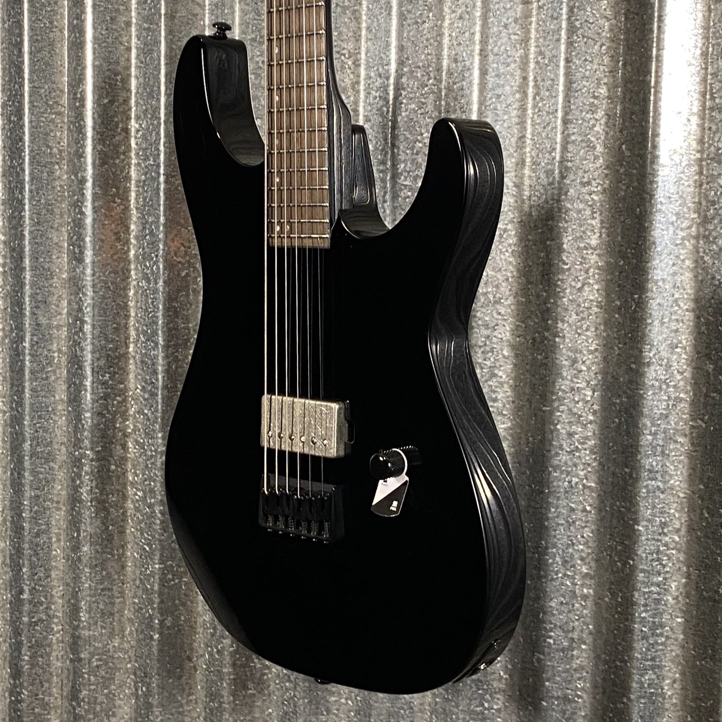 ESP LTD M-201BHT Baritone Hard Tail Black Guitar & Case #1151 Used