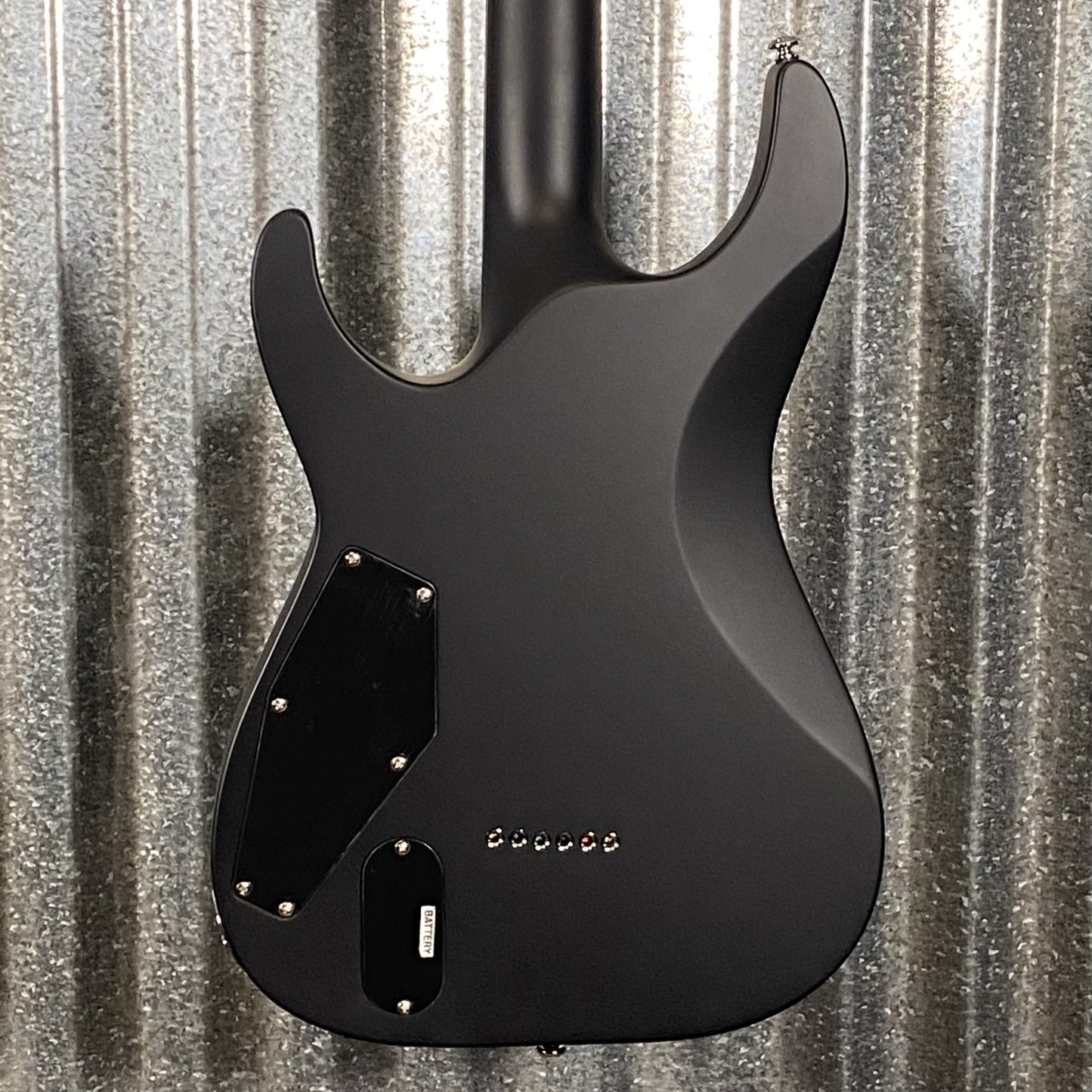 ESP LTD MH-1000NT Bold Binding Black Satin Guitar #1064 Used