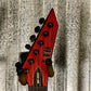 ESP LTD MH-1000 Evertune Candy Apple Red Satin Guitar #0731 Used