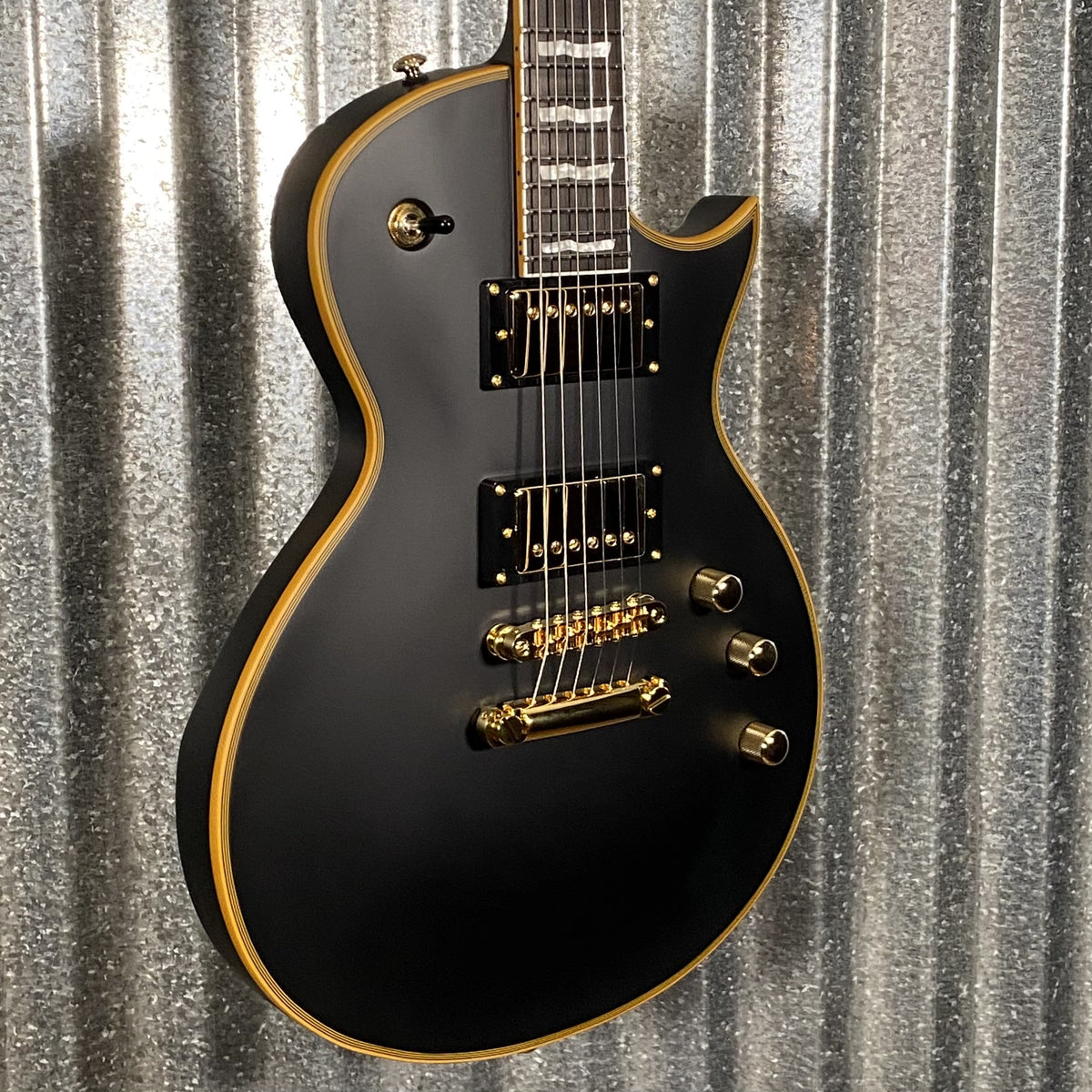 ESP LTD EC-1000 Vintage Black Guitar EC1000VBD #1479 Used