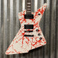 Westcreek Guitars Revenge Explorer Style Scatch Whte Red #0096 Used