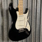 Silvertone SS11 S Style Black Electric Guitar & Bag #0000 Used