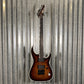 ESP LTD MH-1000 Evertune Flame Dark Brown Sunburst Guitar & Case #0341 Used