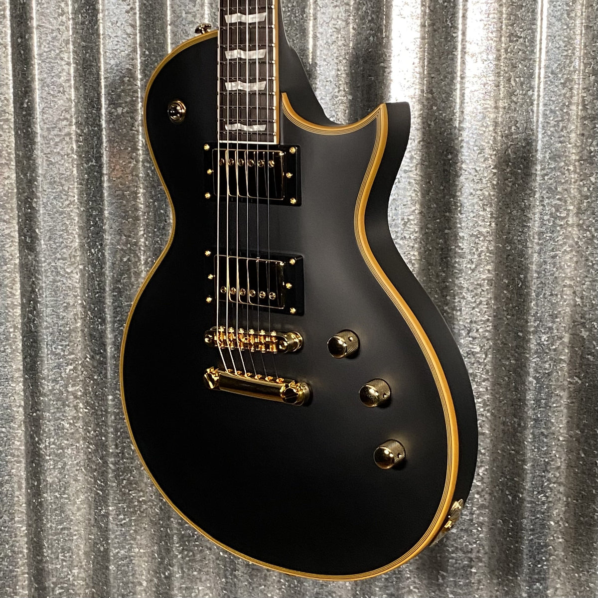 ESP LTD EC-1000 Vintage Black Guitar EC1000VBD #1479 Used