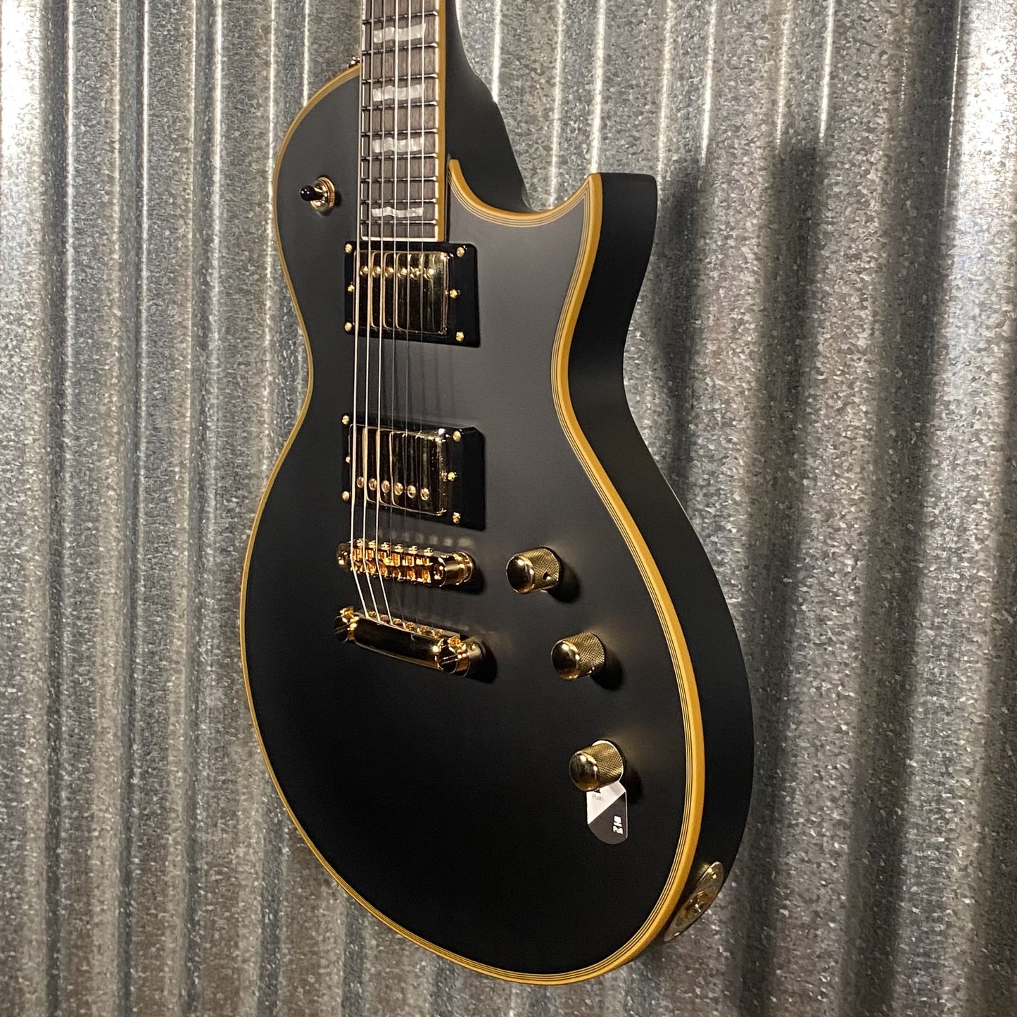 ESP LTD EC-1000 Vintage Black Seymour Duncan Guitar & Case #0674 Used
