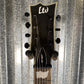 ESP LTD EC-407 7 String Black Satin Guitar EC407BLKS #1218 Used
