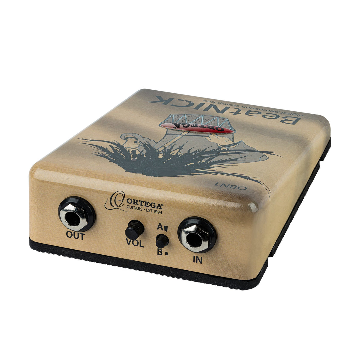 Ortega BEATNICK Percussion Stomp Box Effect Pedal