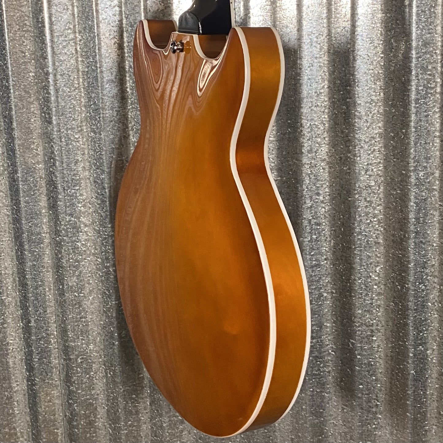 Westcreek Guitars 333 Semi Hollow Body Double Cutaway Amber Brown #0011 Used