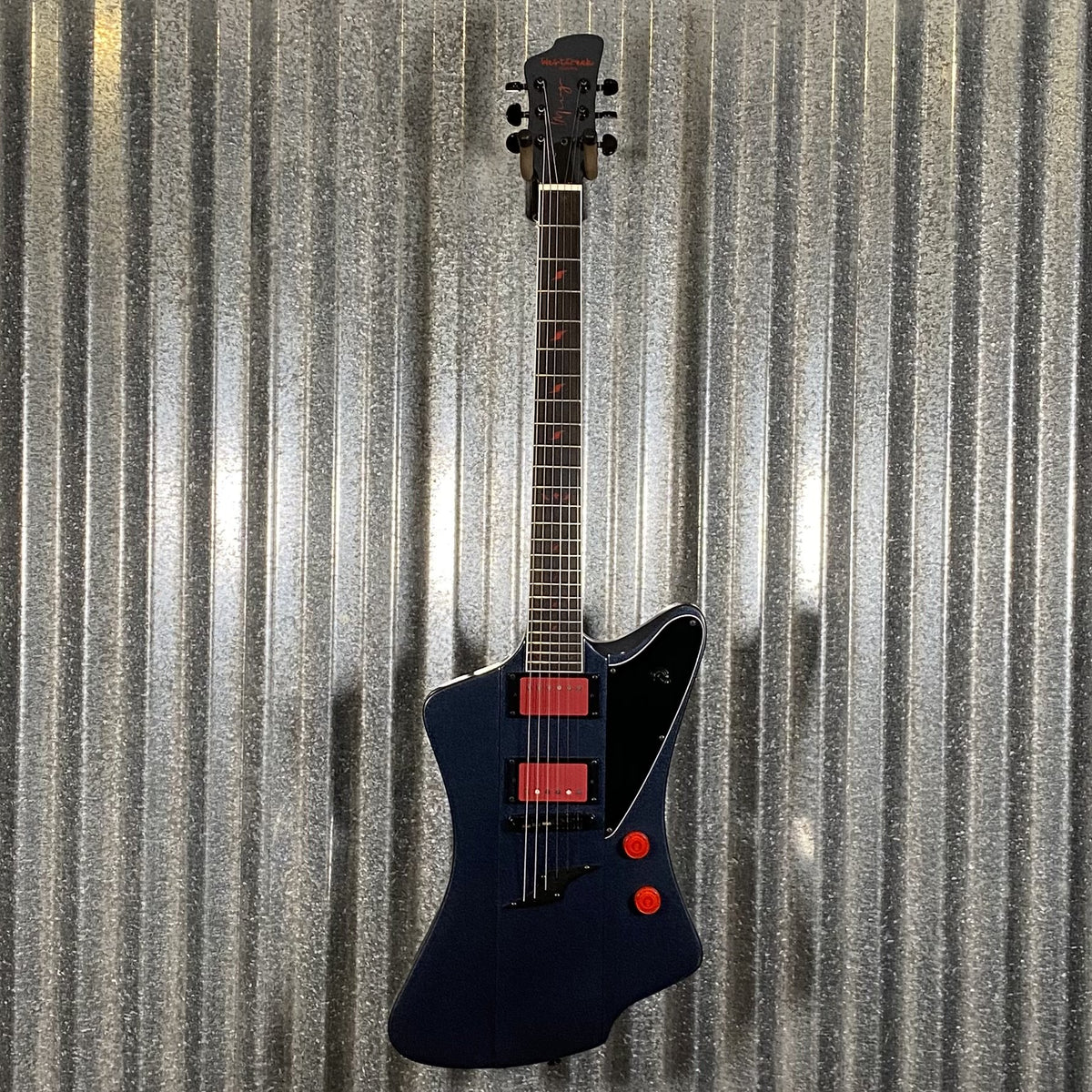 Westcreek Guitars Mirage T Bird Style Dual Humbucker Guitar Black #0021 Used