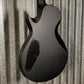 ESP LTD EC Black Metal Black Satin Guitar ECBKMBLKS #1516 Used