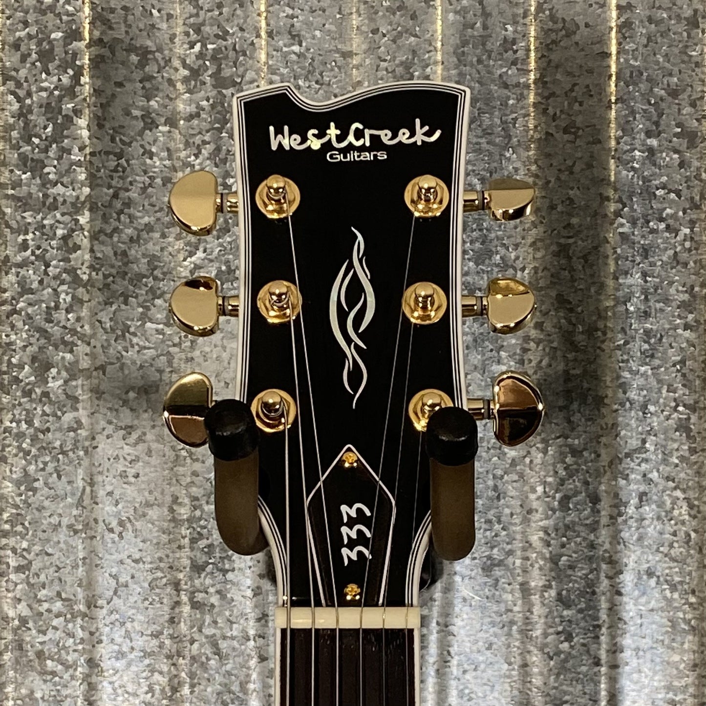 Westcreek Guitars 333 Semi Hollow Body Double Cutaway White #0010 Used