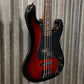 ESP LTD Surveyor 204DX Red Burst 4 String Bass #1996 Used