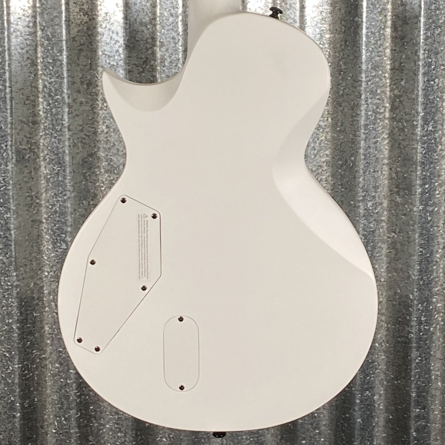 ESP LTD EC Arctic Metal Snow White Satin Guitar ECARMSWS #0778 Used