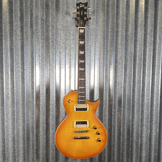 ESP LTD EC-1000T Flame Top Honey Burst Satin Fluence Guitar EC1000TFMHBSF #2180 Used