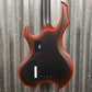 ESP LTD Fred Leclercq FL-4 Black Red Burst Satin 4 String Bass & Case FL4BLKREDBS #0302 Used