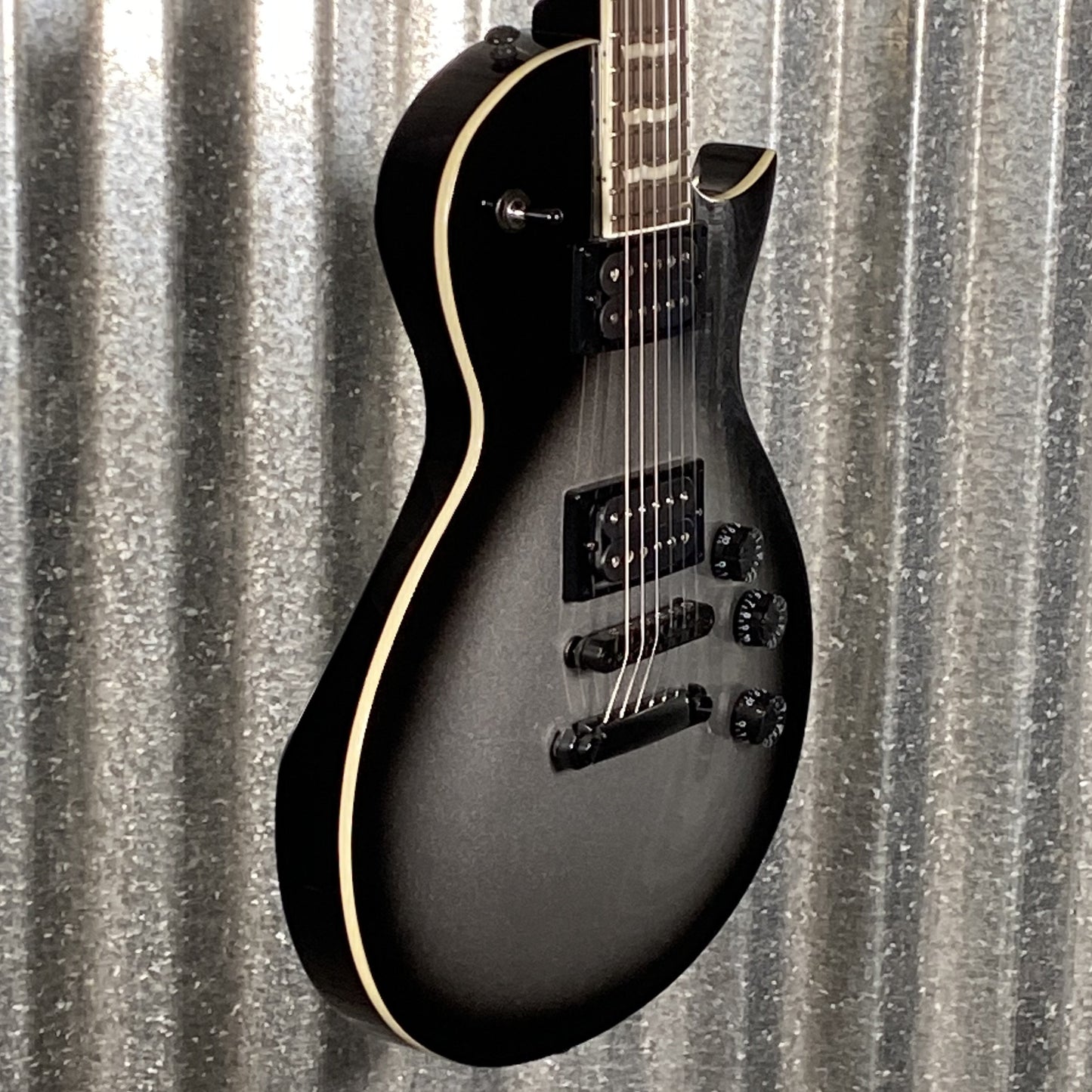 ESP LTD EC-256 Silver Sunburst Teardrop Guitar EC256SSB #1070 Used