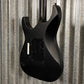 ESP LTD M-BLK Black Metal Black Satin Guitar & Case #0397 Used