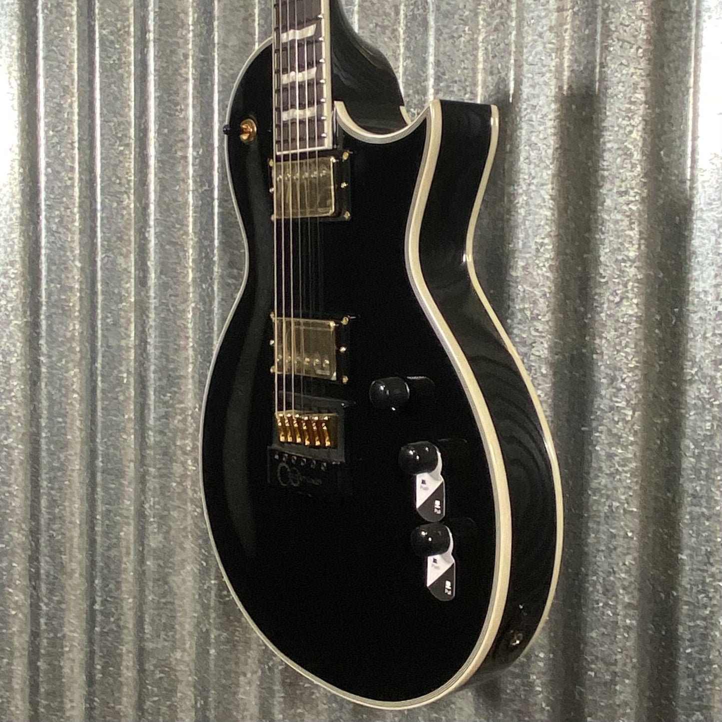 ESP LTD EC-1000T CMT Evertune Black Guitar EC1000TCTMETBLK #1245 Used