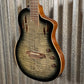 Ortega RTPG-LS1 Charcoal Burst Thinline Nylon Acoustic Electric Guitar & Bag #0234 Blem