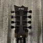 ESP LTD EC-258 8 String Black Satin Guitar EC258BLKS #1577  Used