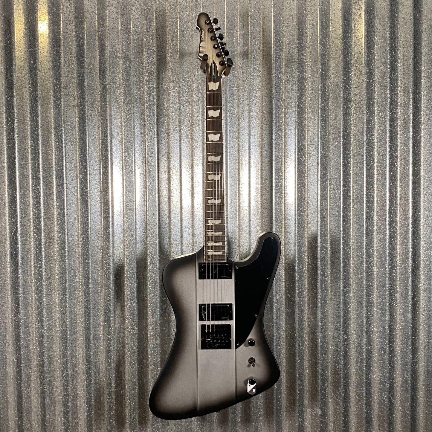 ESP LTD Phoenix-1000 Evertune Silver Burst Satin Guitar PHOENIX1000ETSSBS #1446 Used