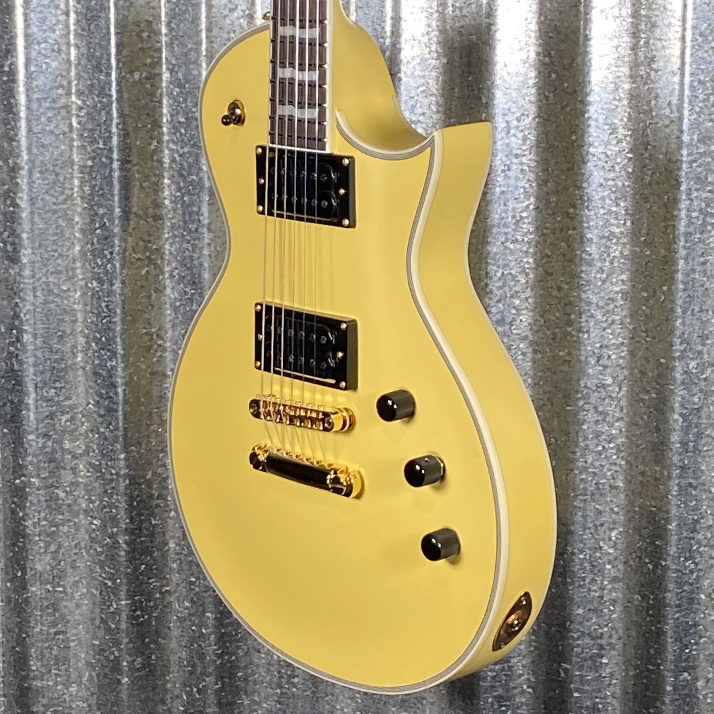 ESP LTD EC-1000TCMT Vintage Gold Satin Guitar EC1000TCTMVGS #1135 Used