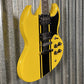 Westcreek Guitars Racer SG Offset Style Bumble-B Yellow #0003 Used
