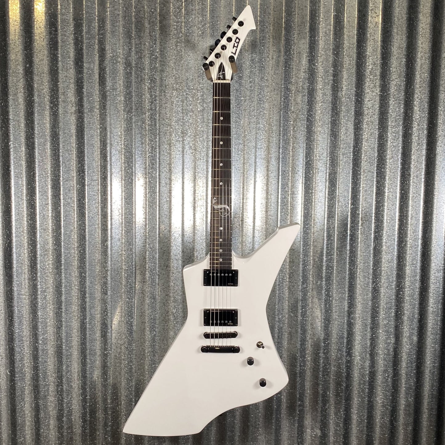 ESP LTD Snakebyte James Hetfield Snow White Guitar & Case SNAKEBYTESW #3924 Used