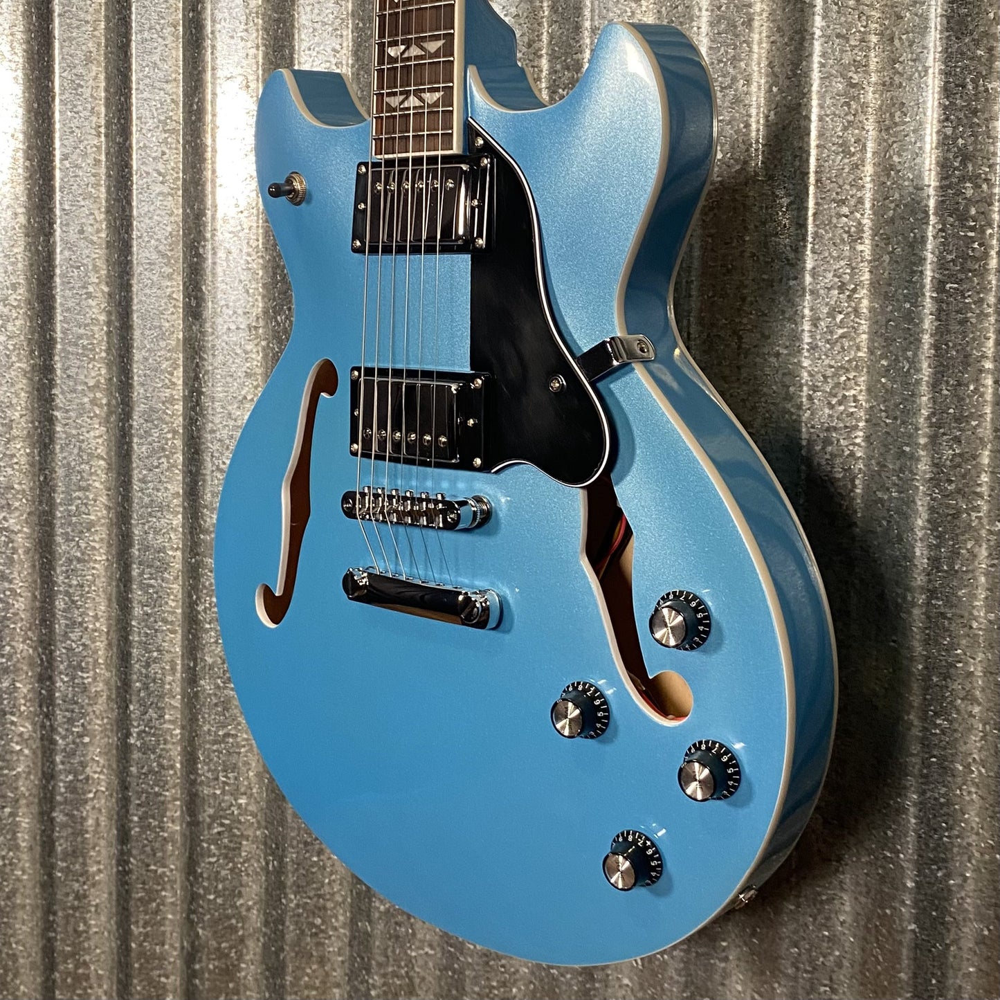 Westcreek Guitars 333 Semi Hollow Body Double Cutaway Blue #0018 Used