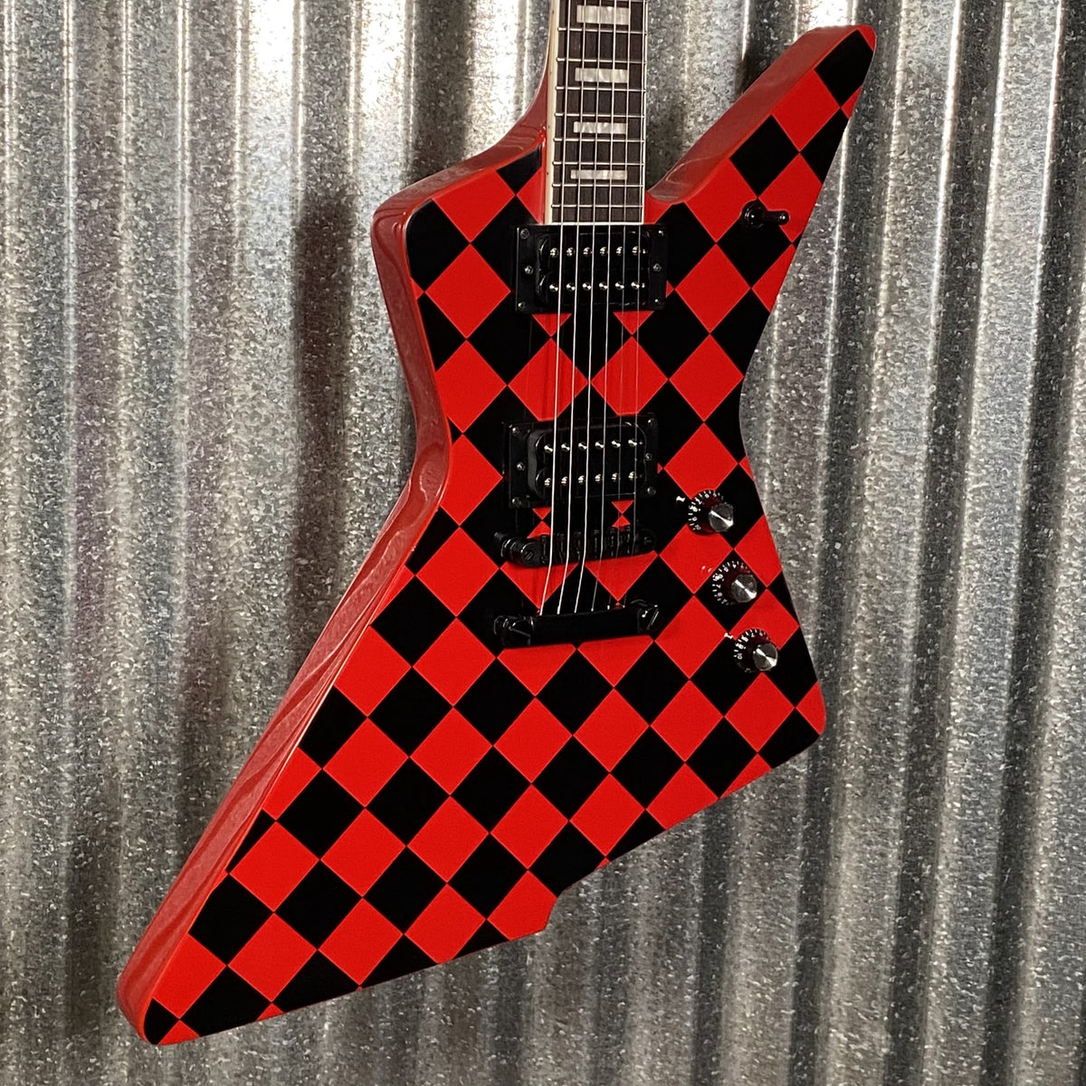 Westcreek Guitars Revenge Explorer Style Red Checker #0015 Used