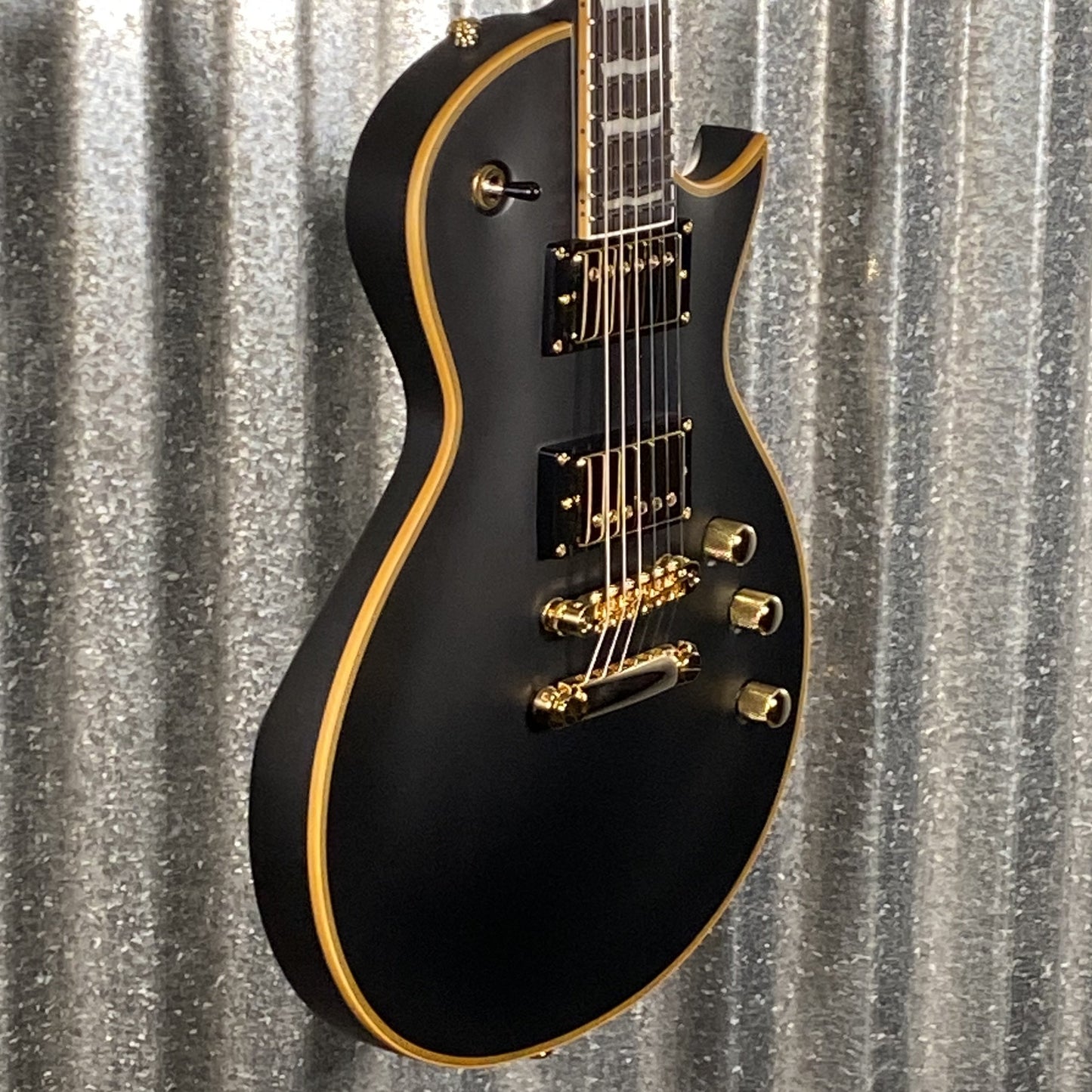 ESP LTD EC-1000 Vintage Black Seymour Duncan Guitar EC1000VBD #1559 Used