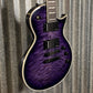ESP LTD EC-1000 See Thru Purple Sunburst Guitar EC1000QMSTPSB #0866 Used