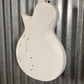 ESP LTD EC Arctic Metal Snow White Satin Guitar & Case #0589 Used