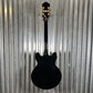 Epiphone Sheraton II Pro Semi Hollow Black Guitar #3545 Used