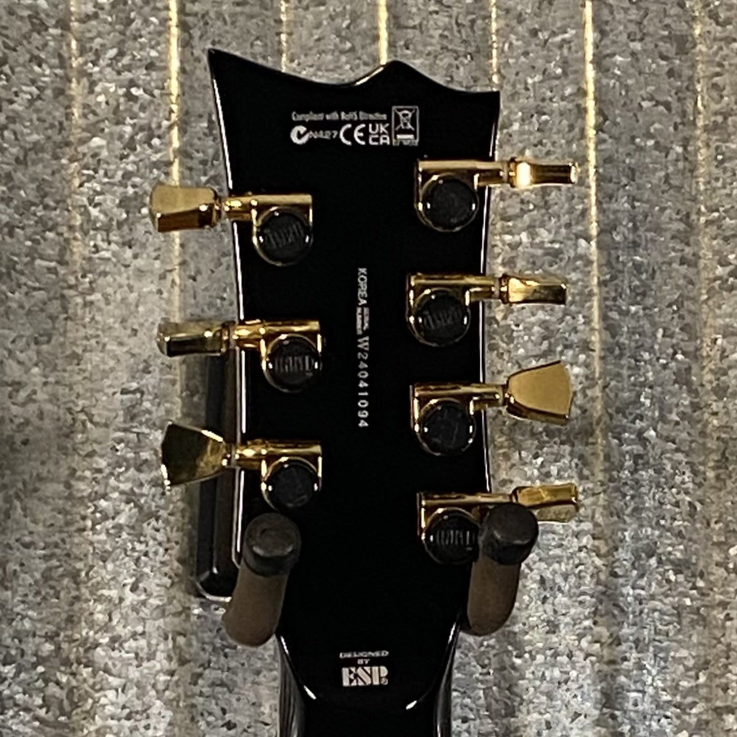 ESP LTD EC-1007B Evertune Baritone 7 String Black Guitar EC1007BETBLK #1094 Used
