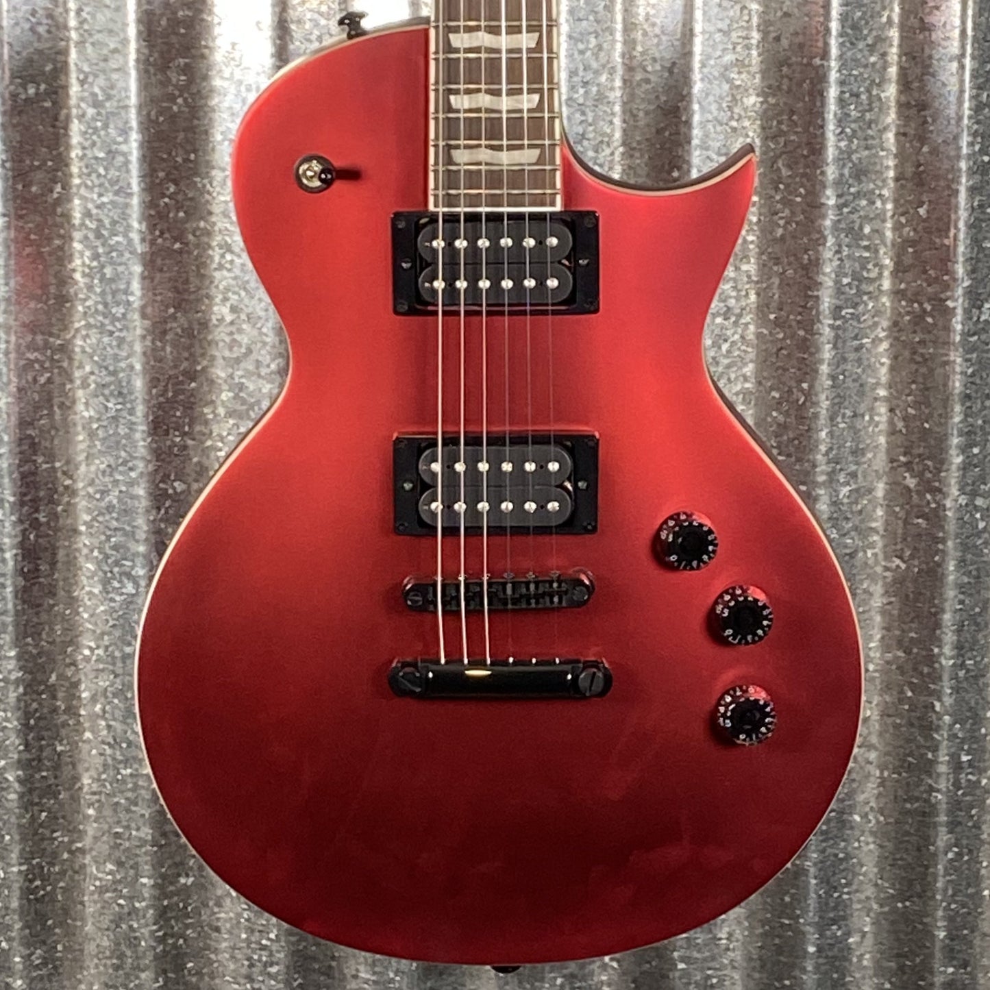 ESP LTD EC-256 Candy Apple Red Satin Gutar EC256CARS #0214 Used
