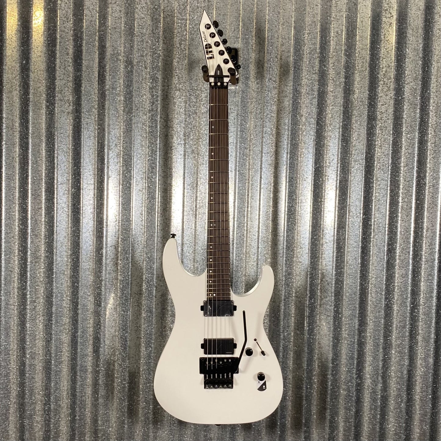 ESP LTD M-1000 Snow White Guitar & Case #0152 Used