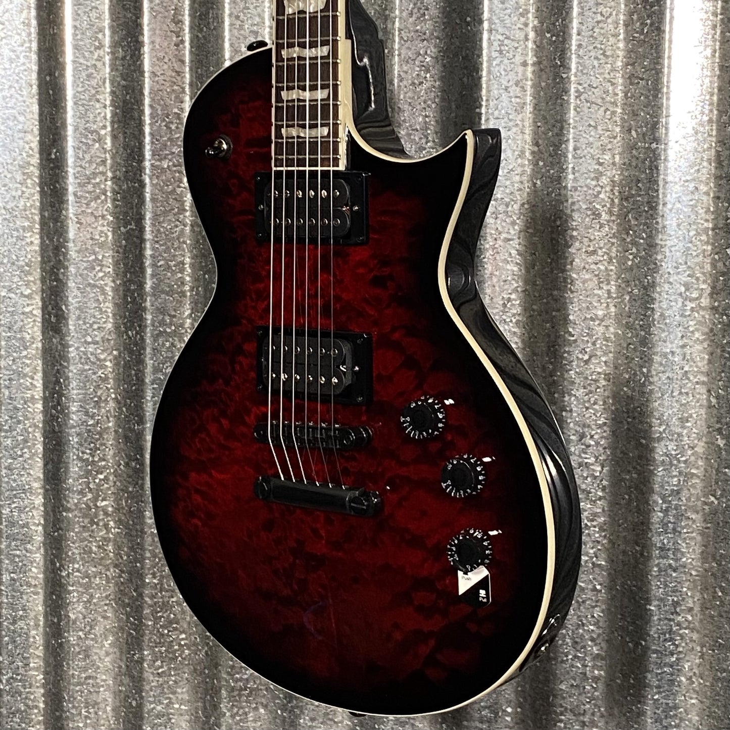 ESP LTD EC-256 Black Cherry Sunburst Guitar EC256QMSTBC #2371 Used