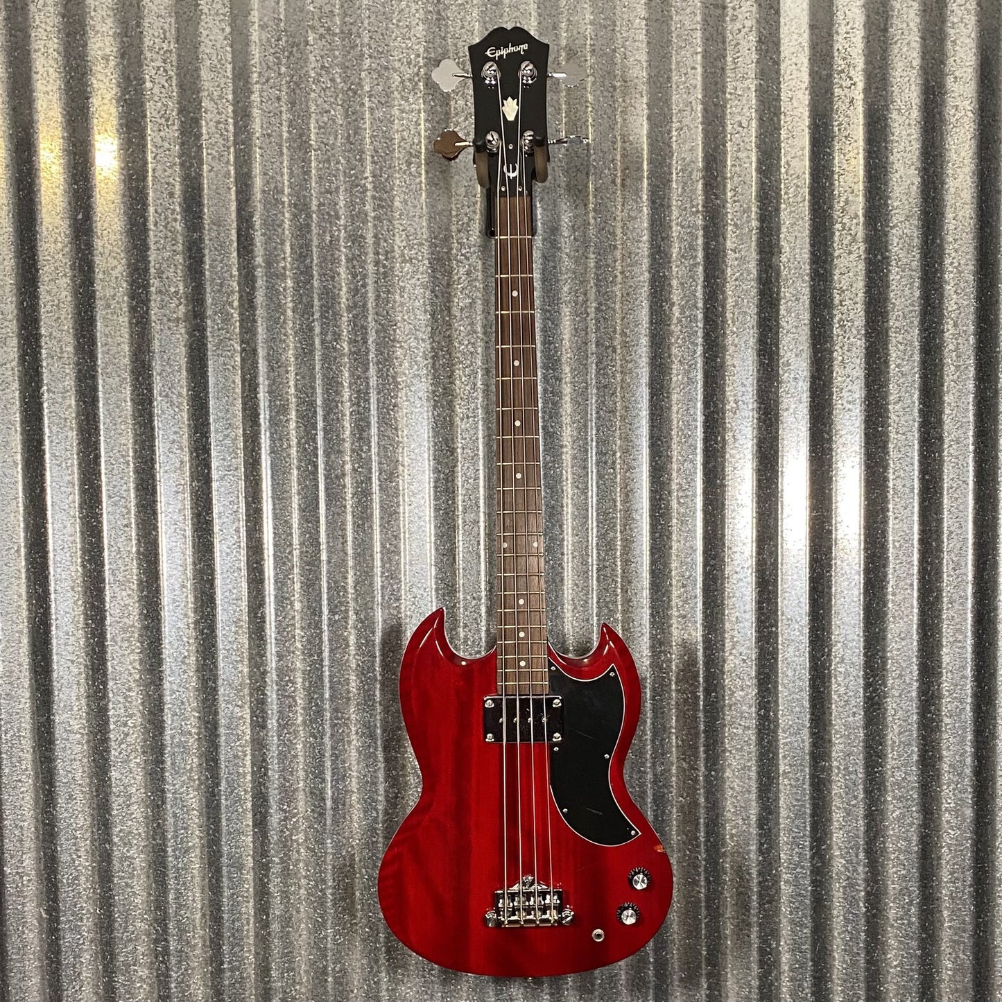 Epiphone EB-0 SG Bass Cherry 4 String Short Scale #0813 Used