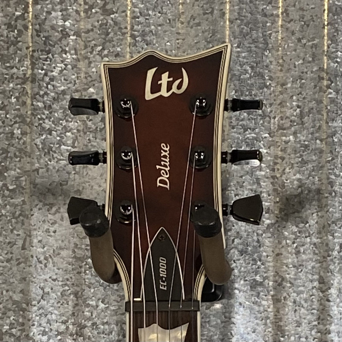 ESP LTD EC-1000 ET Evertune Dark Brown Sunburst Guitar EC1000ETQMDBSB #0700 Used