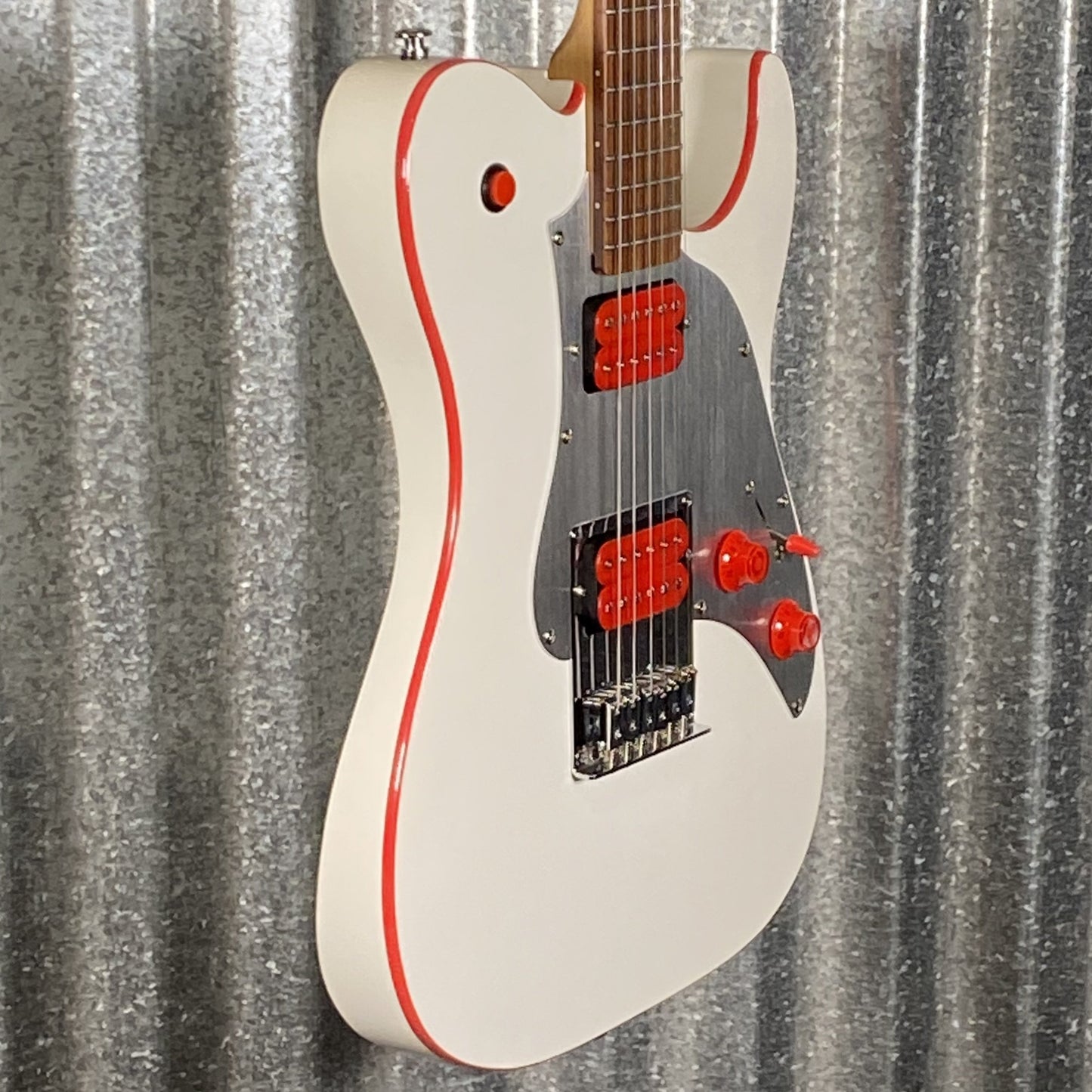 Westcreek Guitars TT-50KS T Style Dual Humbucker Guitar White #0061 Used