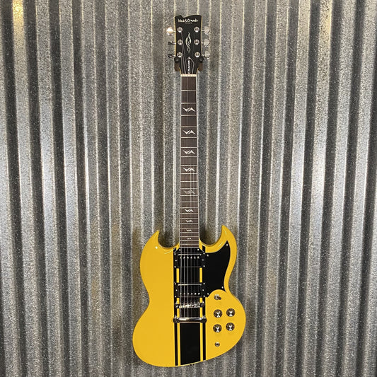 Westcreek Guitars Racer SG Offset Style Bumble-B Yellow #0024 Used