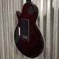 ESP LTD EC-1000 ET Evertune Quilt Top Dark Brown Sunburst Guitar EC1000ETQMDBSB #0074 Used