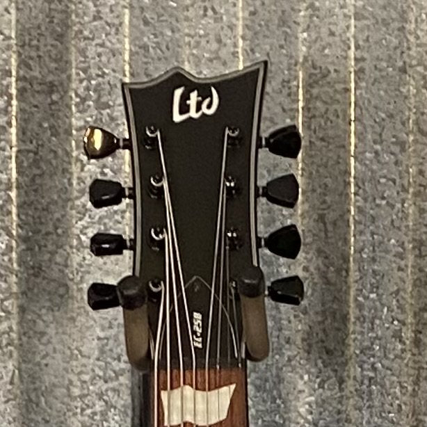 ESP LTD EC-258 8 String Black Satin Guitar EC258BLKS #1577  Used